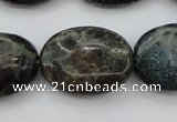 CIJ112 15.5 inches 13*18mm oval dyed impression jasper beads wholesale