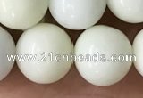 CIJ204 15.5 inches 12mm round ivory jade beads wholesale