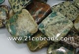 CIJ24 15.5 inches 20*20mm diamond impression jasper beads wholesale