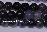 CIL10 15.5 inches 5mm round A grade natural iolite gemstone beads