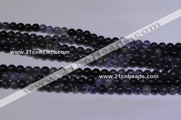 CIL10 15.5 inches 5mm round A grade natural iolite gemstone beads
