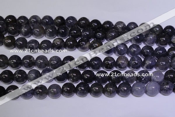 CIL15 15.5 inches 9mm round A grade natural iolite gemstone beads