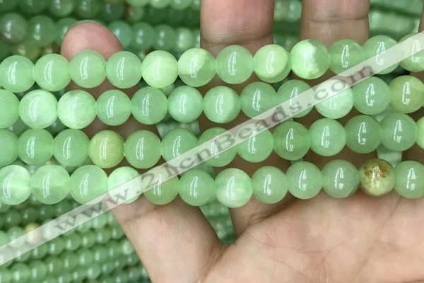 CJB310 15.5 inches 8mm round dyed green jade gemstone beads