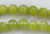 CKA06 15.5 inches 12mm round Korean jade gemstone beads