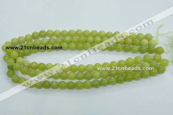 CKA103 15.5 inches 10mm round Korean jade gemstone beads