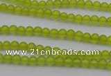 CKA201 15.5 inches 4mm round Korean jade gemstone beads