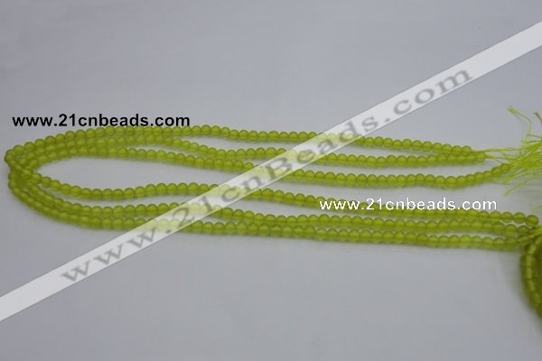 CKA201 15.5 inches 4mm round Korean jade gemstone beads