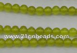 CKA202 15.5 inches 6mm round Korean jade gemstone beads