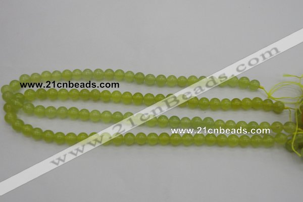 CKA203 15.5 inches 8mm round Korean jade gemstone beads