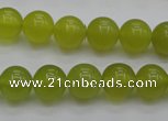 CKA204 15.5 inches 10mm round Korean jade gemstone beads