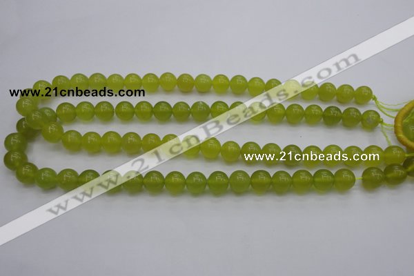 CKA204 15.5 inches 10mm round Korean jade gemstone beads