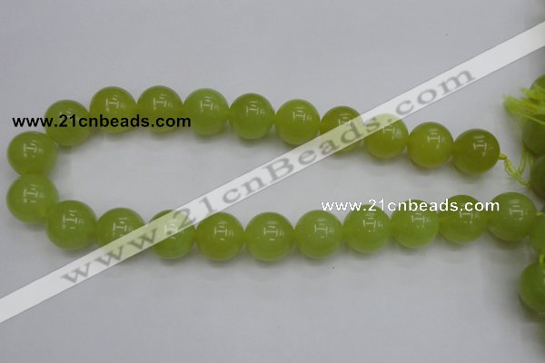 CKA208 15.5 inches 18mm round Korean jade gemstone beads