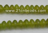 CKA214 15.5 inches 6*10mm rondelle Korean jade gemstone beads