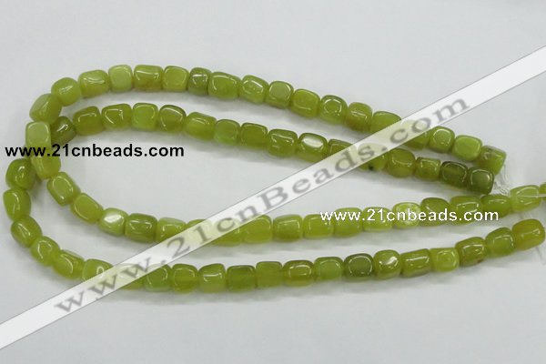 CKA23 15.5 inches 7*10mm nugget Korean jade gemstone beads