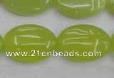 CKA250 15.5 inches 18*25mm oval Korean jade gemstone beads