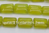 CKA261 15.5 inches 12*16mm rectangle Korean jade gemstone beads