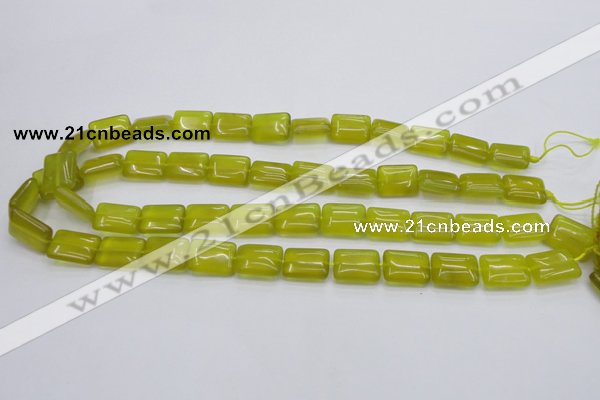 CKA261 15.5 inches 12*16mm rectangle Korean jade gemstone beads