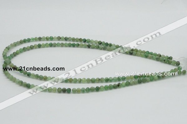 CKC100 16 inches 5mm round natural green kyanite beads wholesale