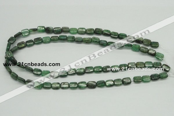 CKC106 16 inches 8*10mm rectangle natural green kyanite beads wholesale