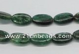 CKC111 16 inches 8*14mm oval natural green kyanite beads wholesale