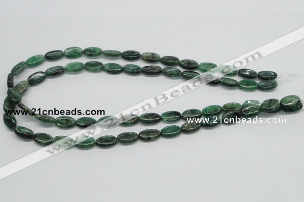 CKC111 16 inches 8*14mm oval natural green kyanite beads wholesale