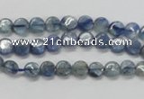 CKC201 15.5 inches 6mm flat round natural kyanite beads wholesale