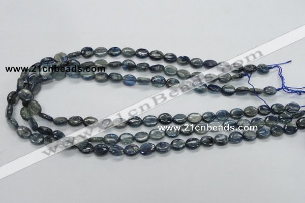 CKC204 15.5 inches 8*10mm oval natural kyanite beads wholesale