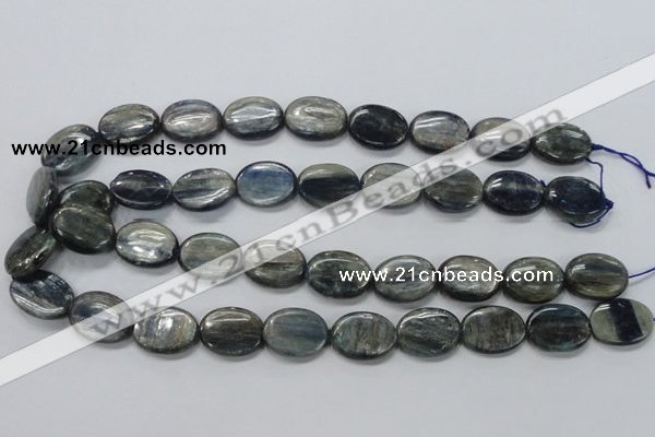 CKC208 15.5 inches 15*20mm oval natural kyanite beads wholesale