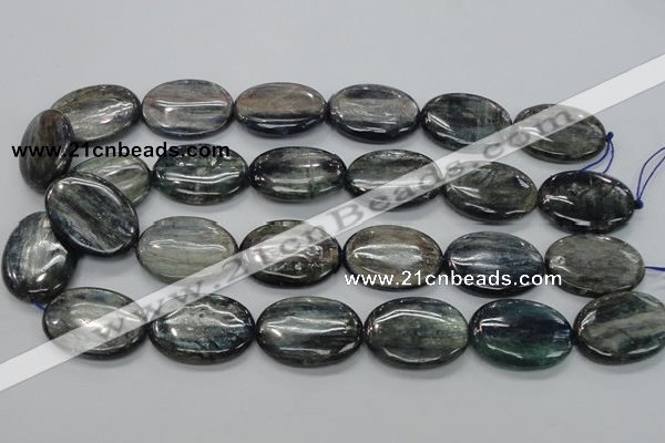 CKC210 15.5 inches 22*30mm oval natural kyanite beads wholesale