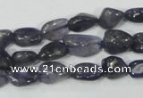 CKC218 15.5 inches 10*14mm nugget natural kyanite gemstone beads