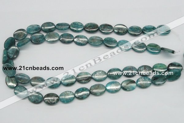 CKC24 16 inches 12*16mm oval natural kyanite beads wholesale