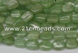 CKC259 15.5 inches 6*8mm rectangle natural green kyanite beads