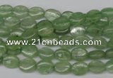 CKC265 15.5 inches 6*8mm oval natural green kyanite beads