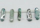 CKC31 16 inches 6*25mm wand natural kyanite beads wholesale