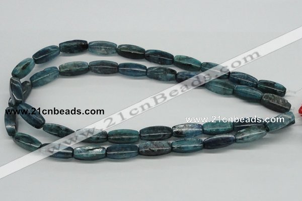 CKC32 16 inches 8*20mm faceted rice natural kyanite beads