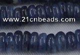 CKC504 15.5 inches 4*12mm rondelle natural Brazilian kyanite beads