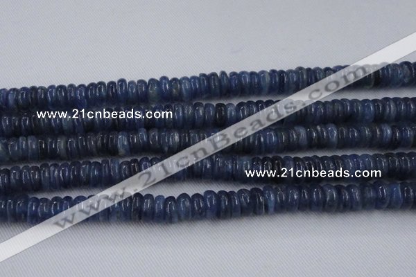 CKC504 15.5 inches 4*12mm rondelle natural Brazilian kyanite beads