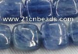 CKC525 15.5 inches 16mm square natural Brazilian kyanite beads