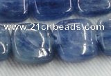 CKC526 15.5 inches 18mm square natural Brazilian kyanite beads