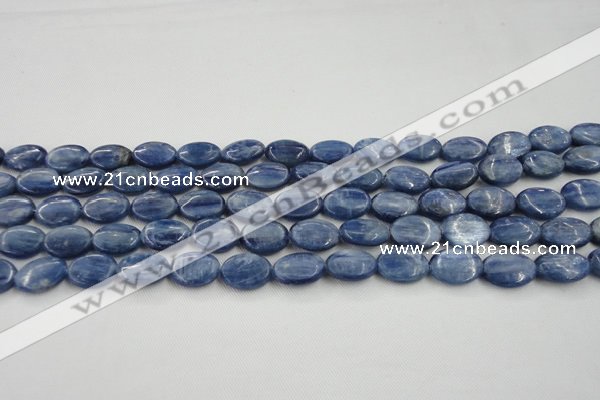 CKC531 15.5 inches 6*8mm oval natural Brazilian kyanite beads