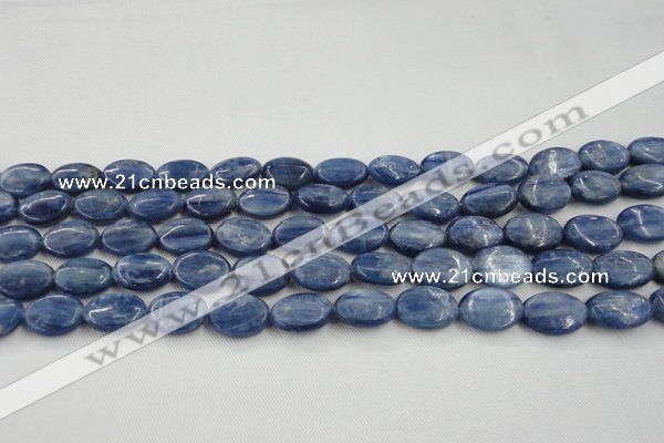 CKC532 15.5 inches 8*10mm oval natural Brazilian kyanite beads