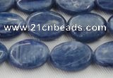 CKC533 15.5 inches 8*15mm oval natural Brazilian kyanite beads