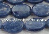 CKC535 15.5 inches 12*16mm oval natural Brazilian kyanite beads