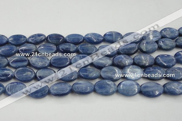 CKC536 15.5 inches 13*18mm oval natural Brazilian kyanite beads