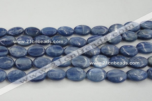 CKC537 15.5 inches 15*20mm oval natural Brazilian kyanite beads