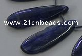 CKC541 Top drilled 10*25mm flat teardrop natural kyanite beads