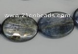 CKC56 15.5 inches 18*25mm oval natural kyanite beads wholesale