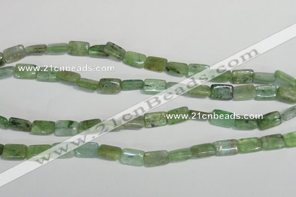 CKC65 15.5 inches 8*12mm rectangle natural green kyanite beads