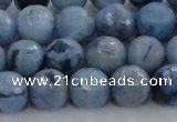 CKC704 15.5 inches 12mm faceted round imitation blue kyanite beads