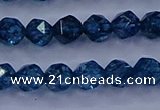 CKC711 15.5 inches 6mm faceted nuggets imitation kyanite beads